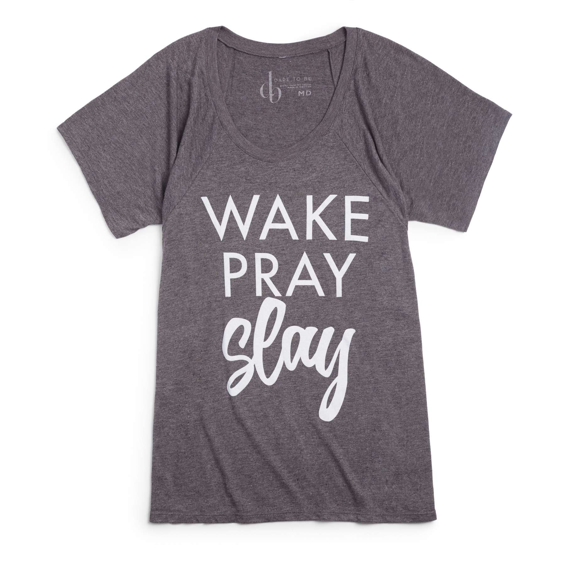 gray wake pray slay tee