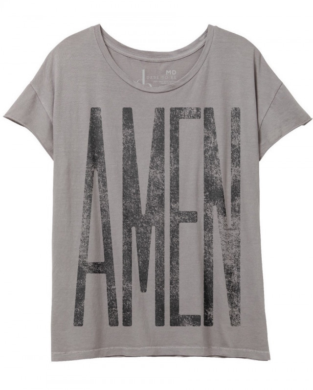 AMEN Grey Tee