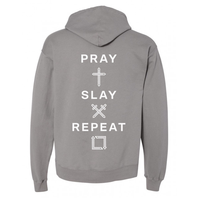 Pray Slay Repeat Oversized Hoodie