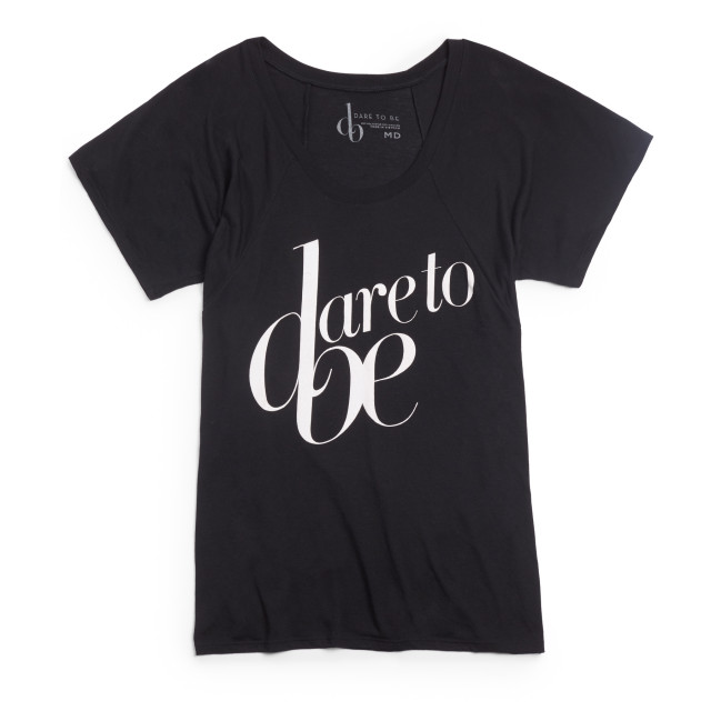 black tee